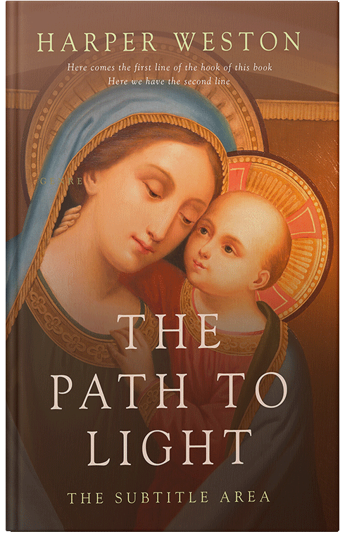 Front view of Premade Religion & Spirituality Book Cover - Pickled Bean