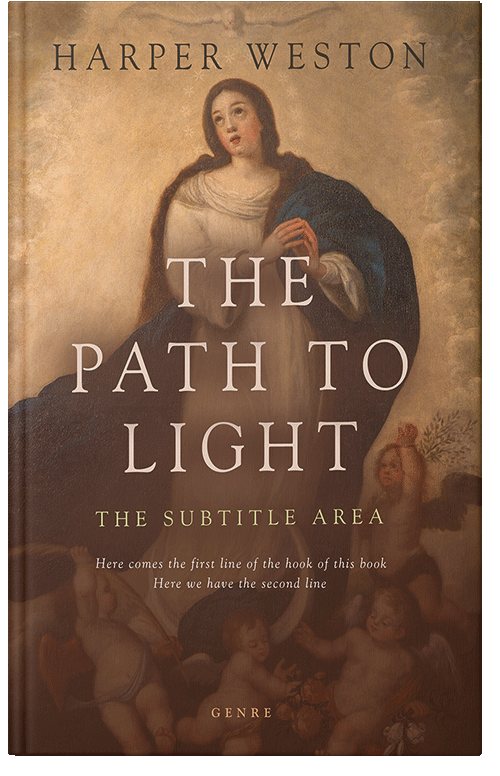 Front view of Premade Religion & Spirituality Book Cover - Irish Coffee