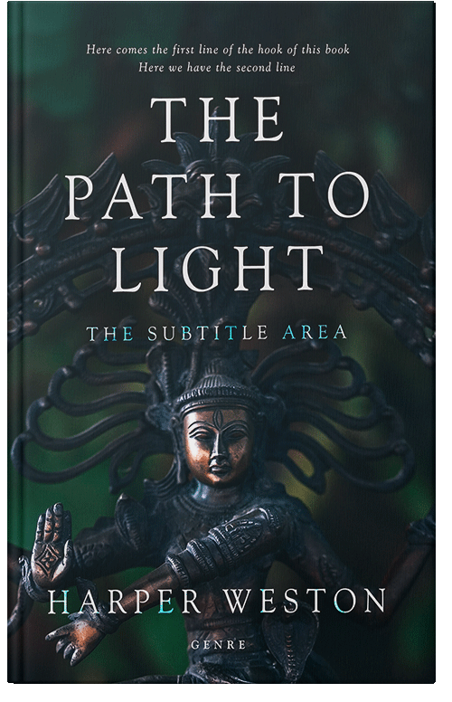 Front view of Premade Religion & Spirituality Book Cover - Aztec