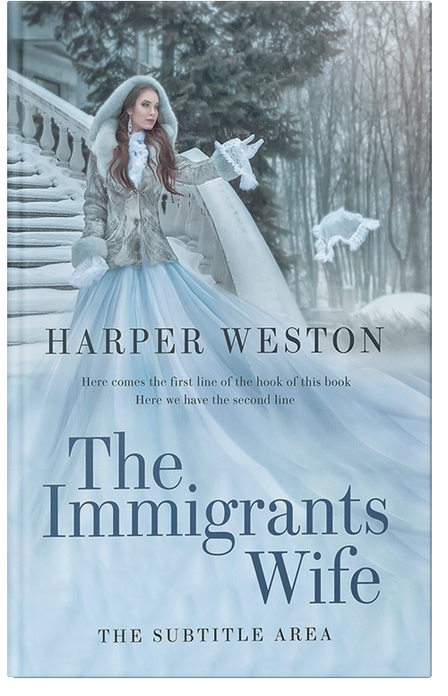 Front view of Premade Romance Book Cover - Ziggurat