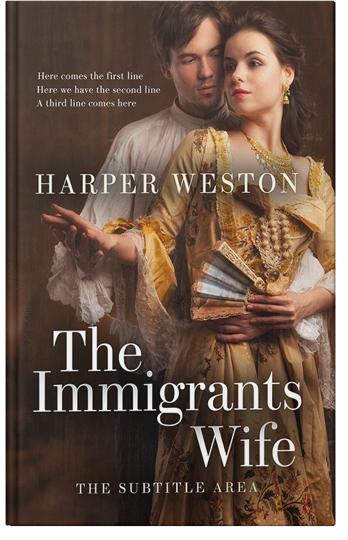 Front view of Premade Romance Book Cover - Cork