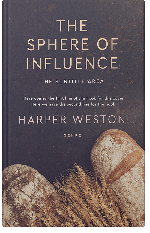 Front view of Premade Cookbooks & Food & Wine Book Cover - Matterhorn