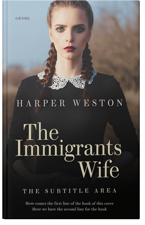 Front view of Premade Historical Book Cover - Cotton Seed