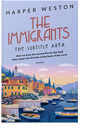 Pre Made Book Cover Lavender Gray