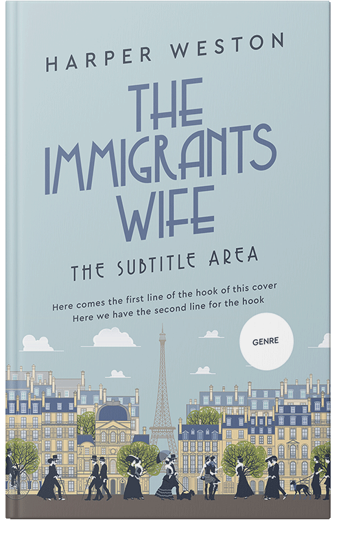 Front view of Premade Historical Book Cover - Loblolly