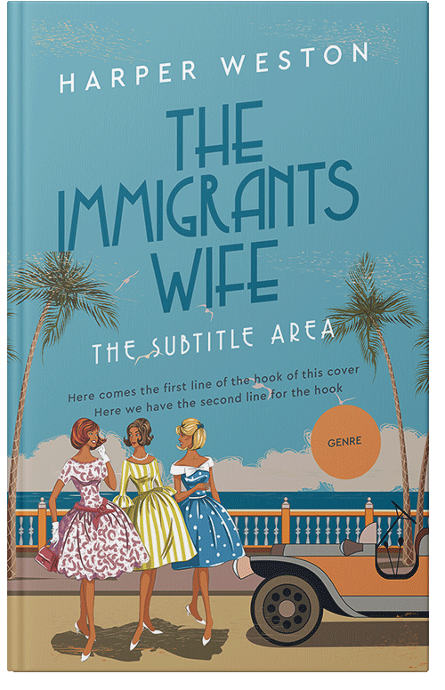 Front view of Premade Historical Book Cover - Tradewind