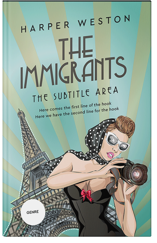 Front view of Premade Chick Lit Book Cover - Spring Rain