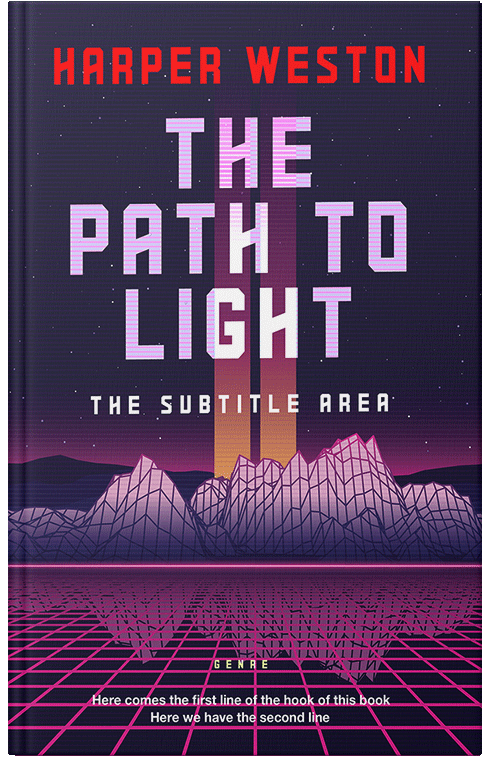 Front view of Premade Science Fiction Book Cover - Hopbush