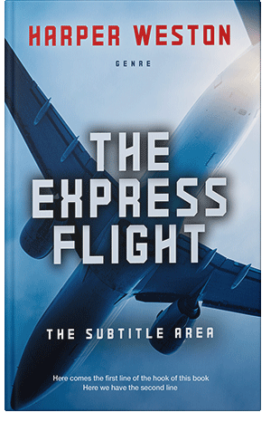 Premade Book Cover Ghost