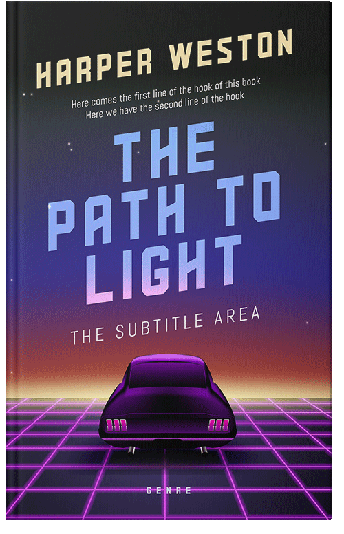 Front view of Premade Science Fiction Book Cover - Revolver