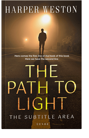 Pre Made Book Cover Graphite