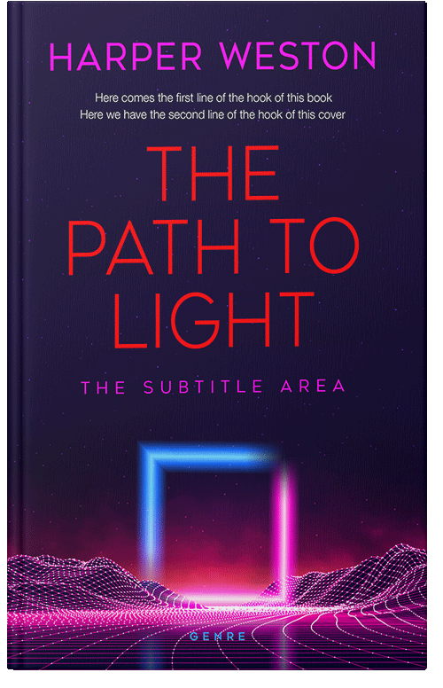 Front view of Premade Science Fiction Book Cover - Black Rock