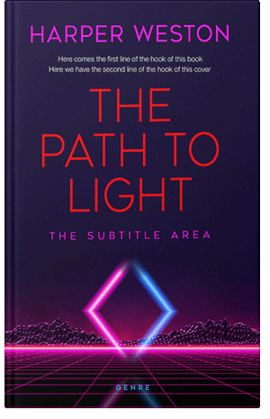 Premade Book Cover Black Rock