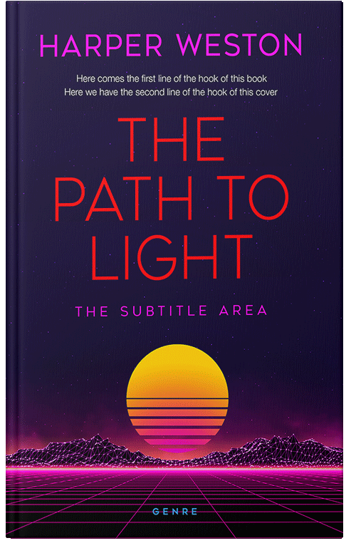 Front view of Premade Science Fiction Book Cover - Black Rock