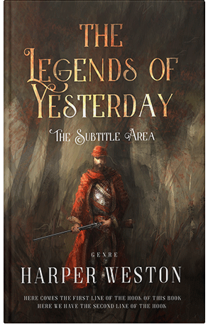 Premade Book Cover Black Marlin