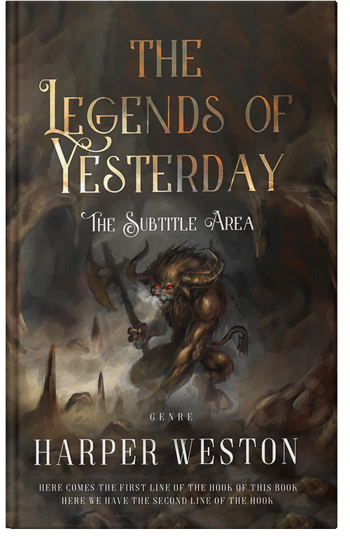 Front view of Premade Fantasy Book Cover - Birch