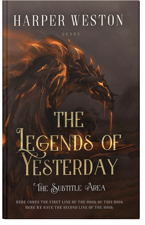 Front view of Premade Fantasy Book Cover - Eclipse