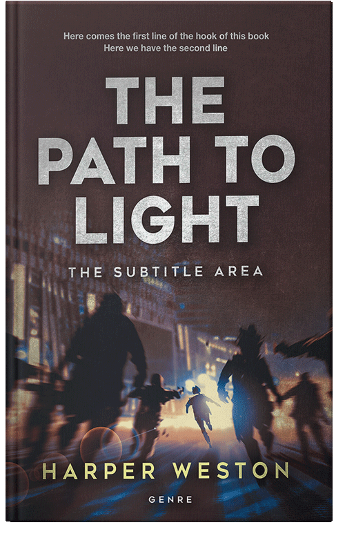 Front view of Premade Apocalyptica Book Cover - Thunder