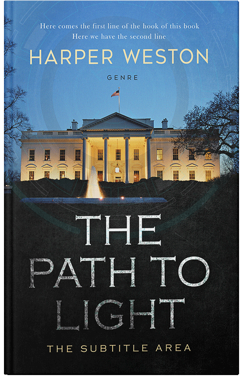 Front view of Premade Mystery & Thriller & Suspense Book Cover - Woodsmoke