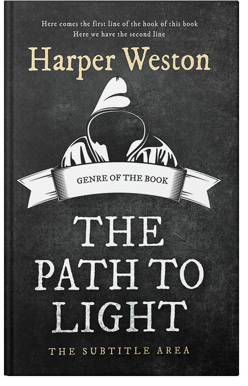 Front view of Premade Mystery & Thriller & Suspense Book Cover - Shark