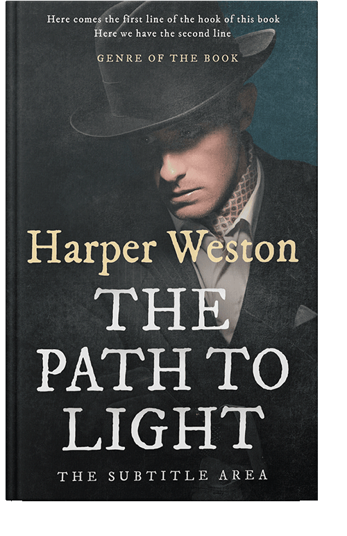 Front view of Shark #23155 - Premade Mystery & Thriller & Suspense Book Cover