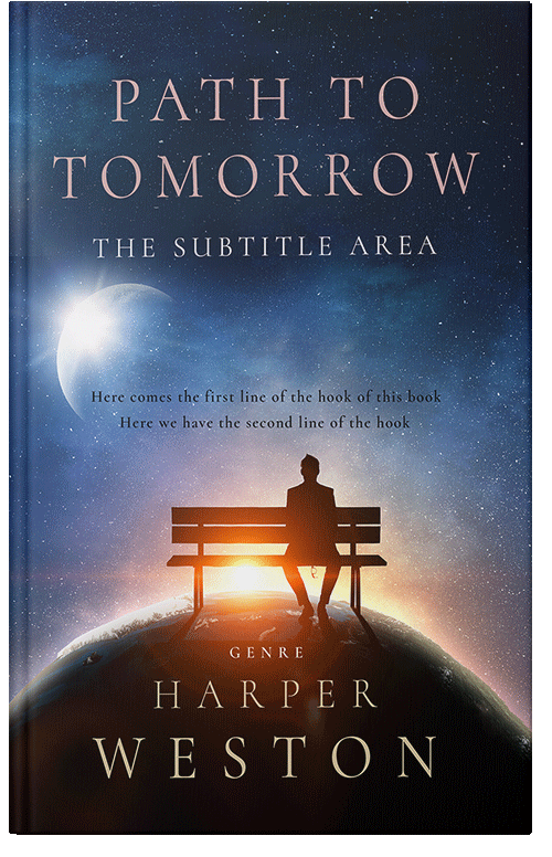 Front view of Premade Self-Improvement & Self-Help Book Cover - Rodeo Dust