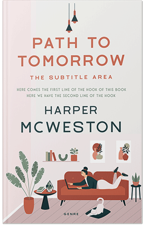 Premade Book Cover Soft Peach