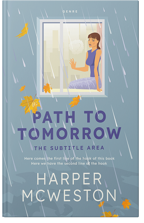 Front view of Premade Literary Fiction Book Cover - Nepal