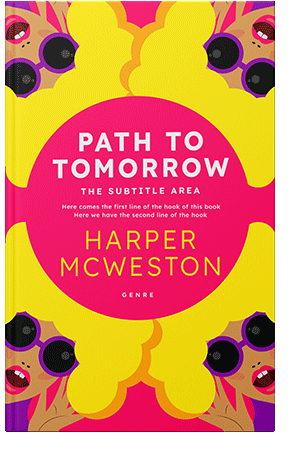 Pre Made Book Cover Rose