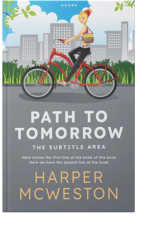 Pre Made Book Cover Oslo Gray