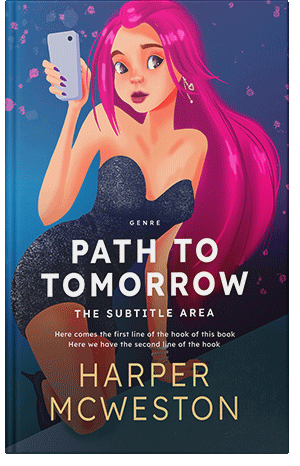 Premade Book Cover Deep Blush