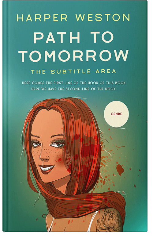 Front view of Premade Chick Lit Book Cover - Paradiso