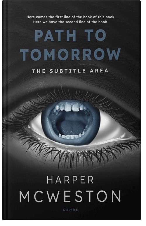 Front view of Premade Mystery & Thriller & Suspense Book Cover - Woodsmoke