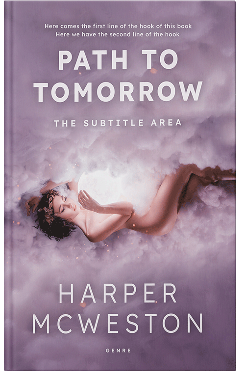 Front view of Premade Erotica Book Cover - Mountbatten Pink