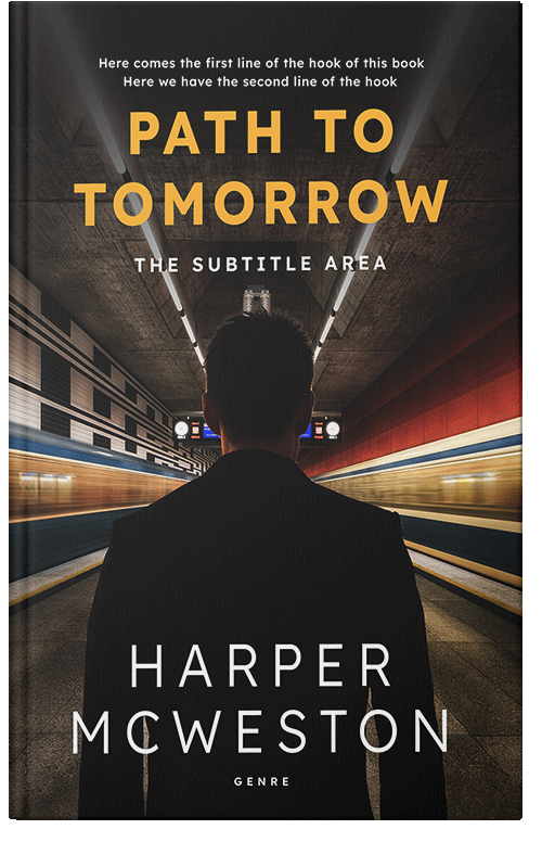 Front view of Premade Mystery & Thriller & Suspense Book Cover - Zeus