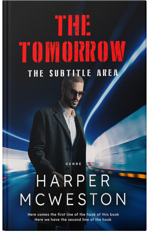 Front view of Premade Mystery & Thriller & Suspense Book Cover - New York Pink