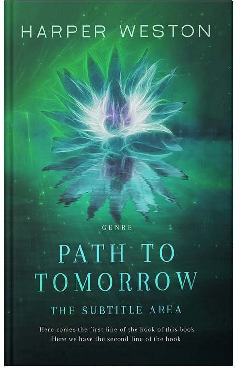 Front view of Premade Health & Mind & Body Book Cover - Elephant