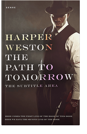 Pre Made Book Cover Cocoa Brown