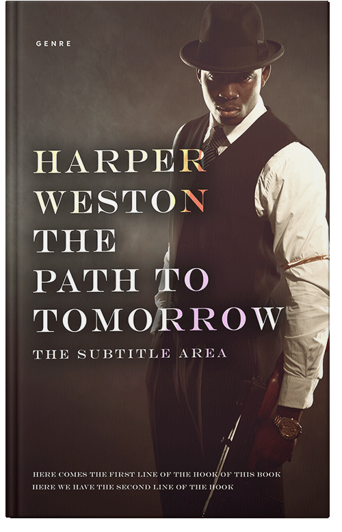 Front view of Premade Mystery & Thriller & Suspense Book Cover - Cocoa Brown