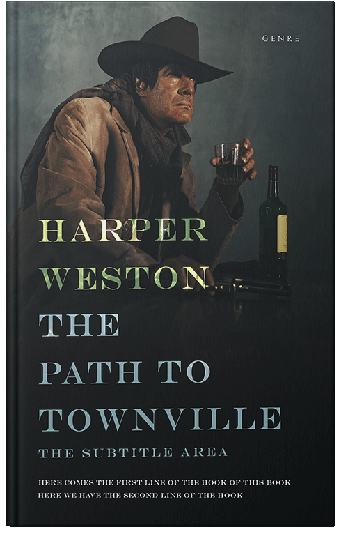 Front view of Premade Mystery & Thriller & Suspense Book Cover - Shark