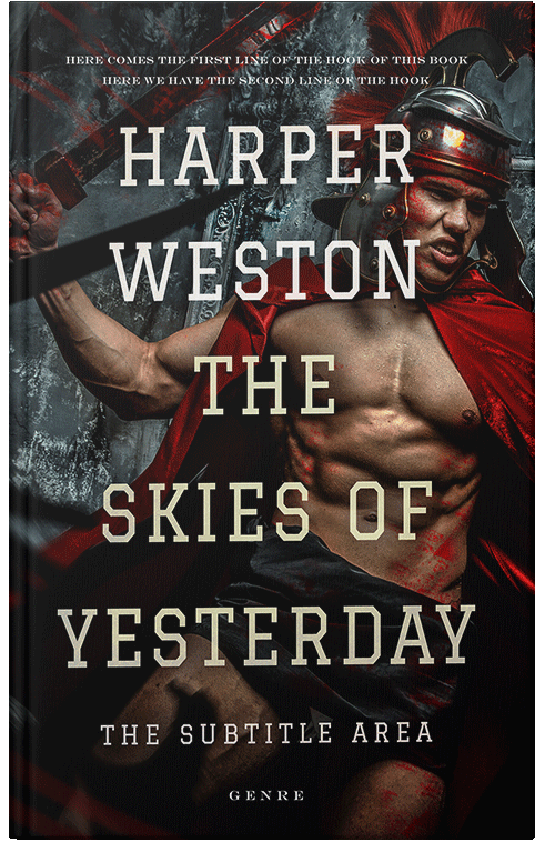 Front view of Premade Historical Book Cover - Rodeo Dust