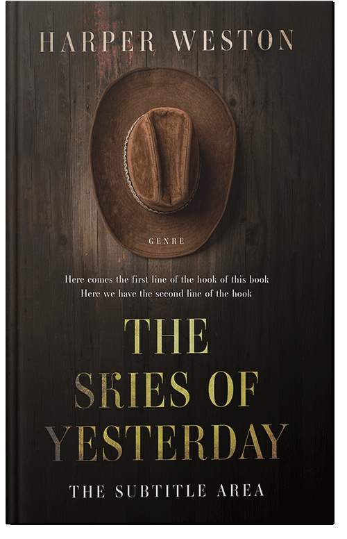 Front view of Premade Action & Adventure Book Cover - Night Rider