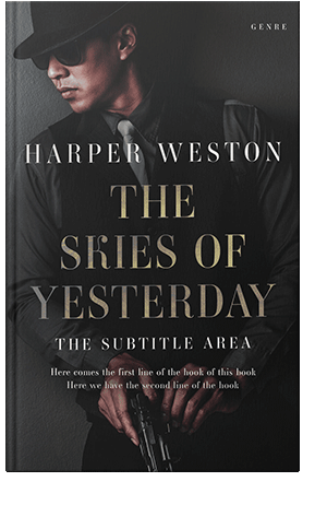 Pre Made Book Cover Shark