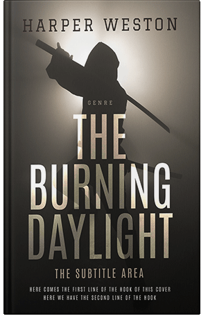 Premade Book Cover Soft Amber