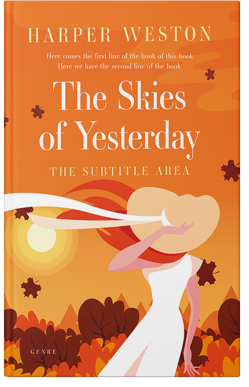 Front view of Premade Chick Lit Book Cover - Tango