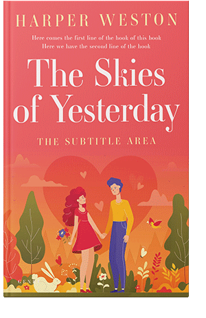 Pre Made Book Cover Burnt Sienna