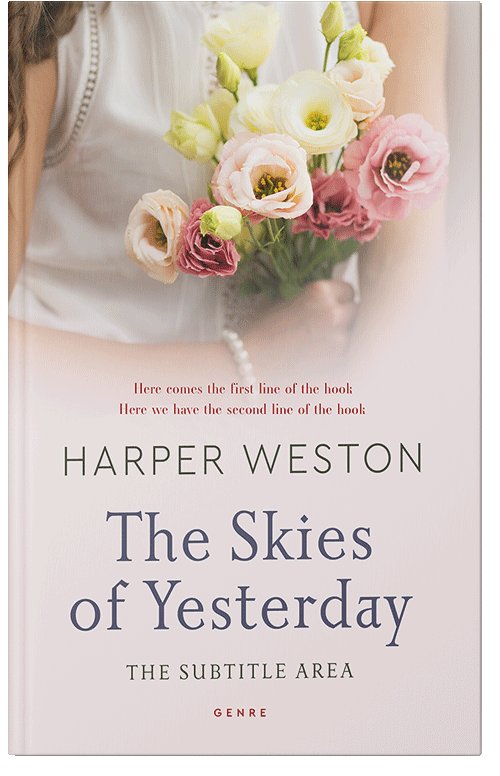 Front view of Premade Romance Book Cover - Pearl Bush