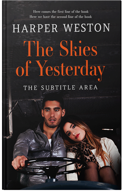 Front view of Premade Romance Book Cover - Woodsmoke