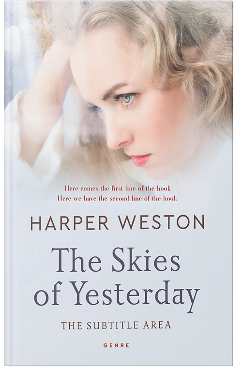 Front view of Premade Romance Book Cover - Ebb