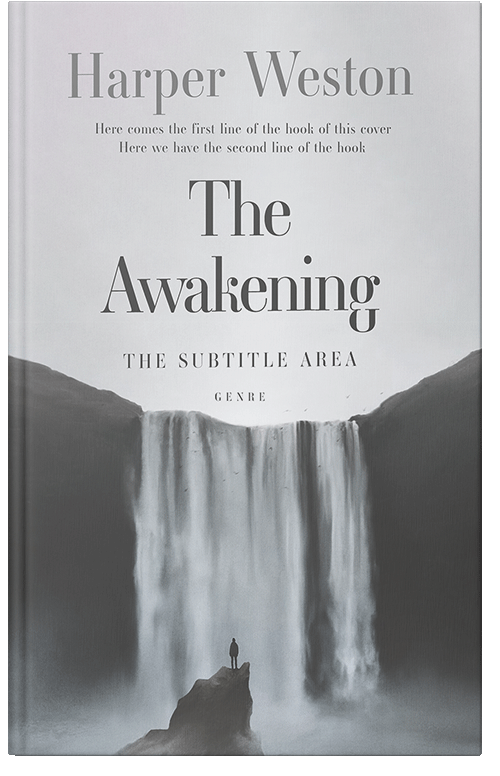 Front view of Premade Self-Improvement & Self-Help Book Cover - Iron